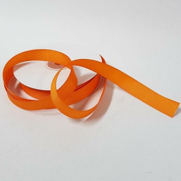 Grosgrain Ribbon | Grosgrain Ribbon 15Mm Tangerine Grosgrain Ribbon Grosgrain Ribbon