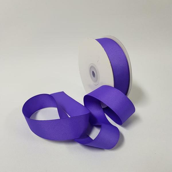 Grosgrain Ribbon | Grosgrain Ribbon 25Mm Delphinium Grosgrain Ribbon Grosgrain Ribbon