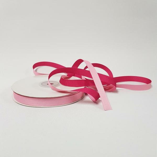 Grosgrain Ribbon | Grosgrain Ribbon Two Toned 10Mm Azalea/Pink Grosgrain Ribbon Grosgrain Ribbon