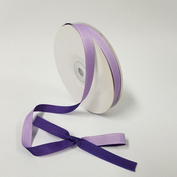 Grosgrain Ribbon | Grosgrain Ribbon Two Toned 10Mm Regal Purple/Lt Orchid Grosgrain Ribbon Grosgrain Ribbon