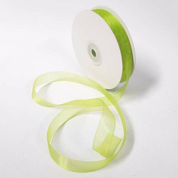 Organza Ribbon | Organza Ribbon 15Mm Kiwi Organza Ribbon Organza Ribbon