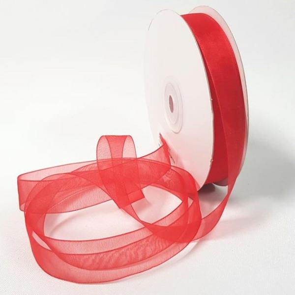 Organza Ribbon | Organza Ribbon 15Mm Red Organza Ribbon Organza Ribbon