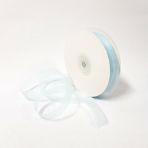 Organza Ribbon | Organza Ribbon 15Mm Regal Baby Blue Organza Ribbon Organza Ribbon