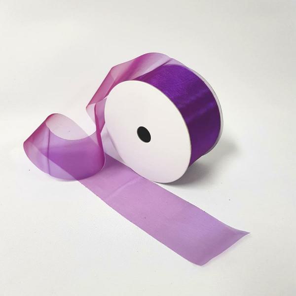 Organza Ribbon | Organza Ribbon 50Mm Two Toned Dark Wine Organza Ribbon Organza Ribbon