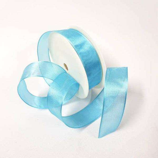 Para Silk Ribbon | Para Silk Ribbon 25Mm Aqua Para Silk Ribbon Para Silk Ribbon