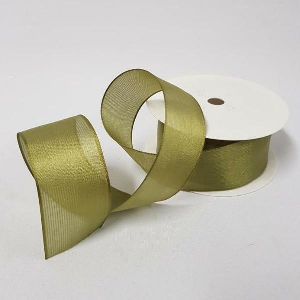 Para Silk Ribbon | Para Silk Ribbon 40Mm Olive Para Silk Ribbon Para Silk Ribbon