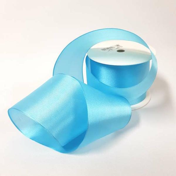 Para Silk Ribbon | Para Silk Ribbon 70Mm Aqua Para Silk Ribbon Para Silk Ribbon