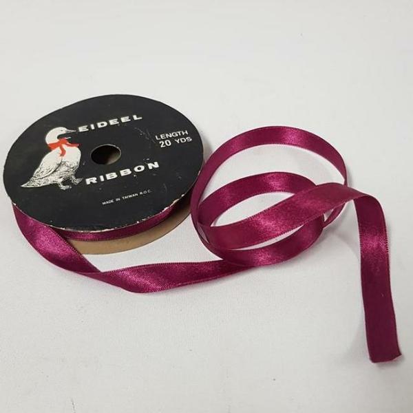 Satin Ribbon | Satin Double Sided 14Mm Burgundy Ribbons Satin Ribbon