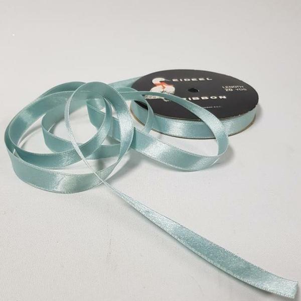 Satin Ribbon | Satin Double Sided 14Mm Dusty Blue Ribbons Satin Ribbon