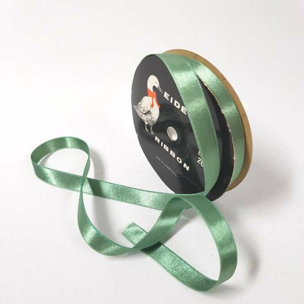 Satin Ribbon | Satin Double Sided 14Mm Green Ribbons Satin Ribbon