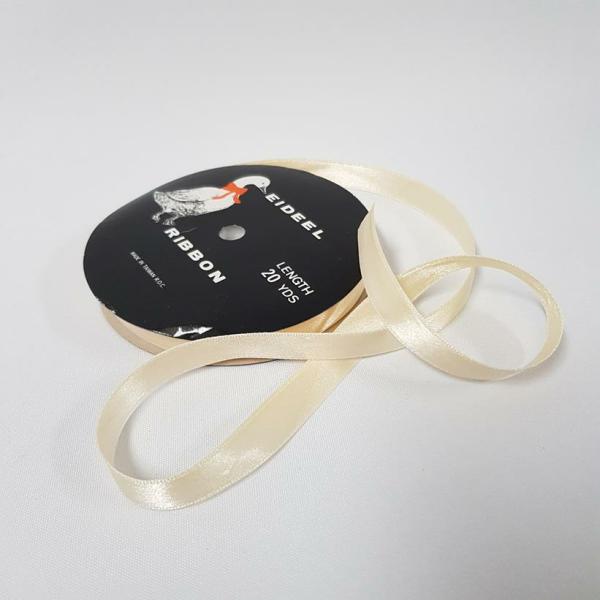 Satin Ribbon | Satin Double Sided 14Mm Natural Ribbons Satin Ribbon