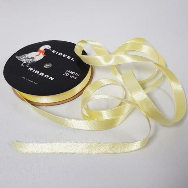 Satin Ribbon | Satin Double Sided 14Mm Yellow Ribbons Satin Ribbon