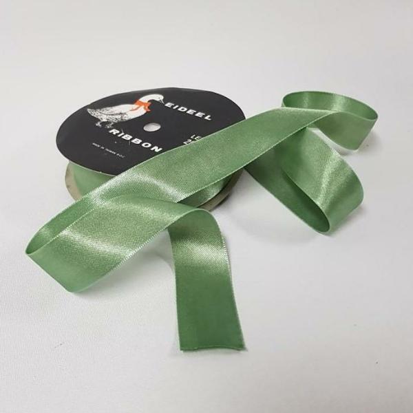 Satin Ribbon | Satin Double Sided 25Mm Green Ribbons Satin Ribbon