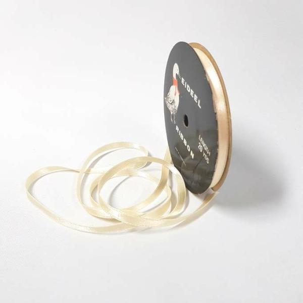 Satin Ribbon | Satin Double Sided 8Mm Natural Ribbons Satin Ribbon