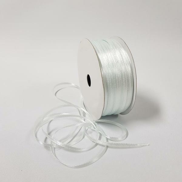 Satin Ribbon | Satin Ribbon Double Sided 3Mm Ice Blue Ribbons Satin Ribbon