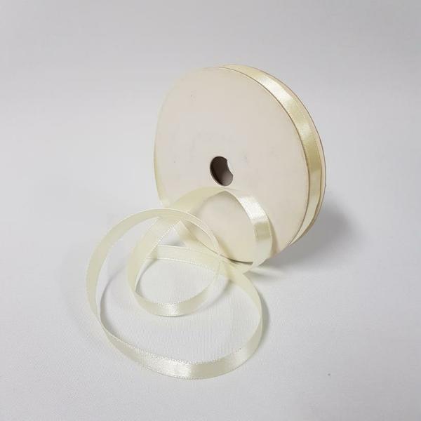 Satin Ribbon | Satin Ribbon Single Sided 10Mm Eggshell Ribbons Satin Ribbon