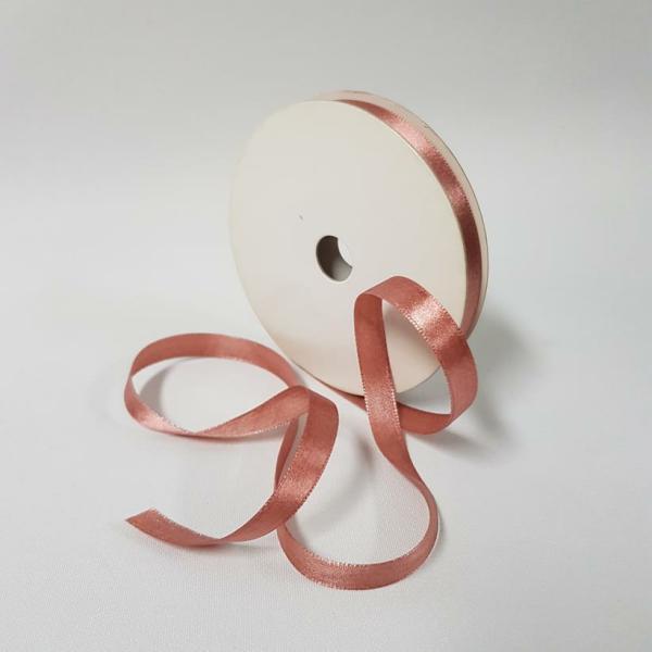 Satin Ribbon | Satin Ribbon Single Sided 10Mm Old Rose Ribbons Satin Ribbon