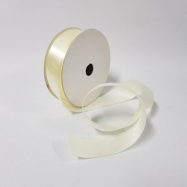 Satin Ribbon | Satin Ribbon Single Sided 25Mm Eggshell Ribbons Satin Ribbon