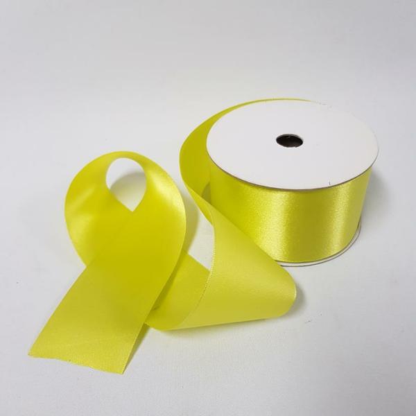 Satin Ribbon | Satin Ribbon Single Sided 50Mm Lime Ribbons Satin Ribbon