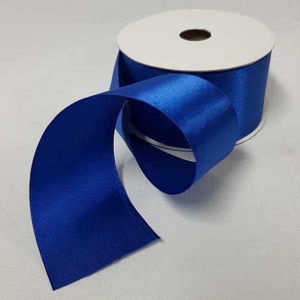 Satin Ribbon | Satin Ribbon Single Sided 50Mm Navy Blue Ribbons Satin Ribbon