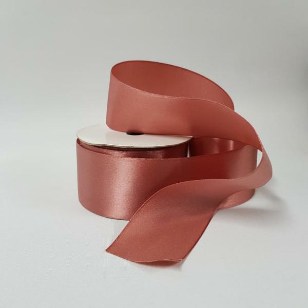 Satin Ribbon | Satin Ribbon Single Sided 50Mm Old Rose Ribbons Satin Ribbon