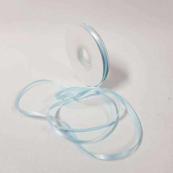 Satin Ribbon | Satin Ribbon Single Sided 6Mm Baby Blue Ribbons Satin Ribbon