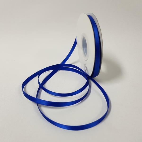 Satin Ribbon | Satin Ribbon Single Sided 6Mm Royal Blue Ribbons Satin Ribbon