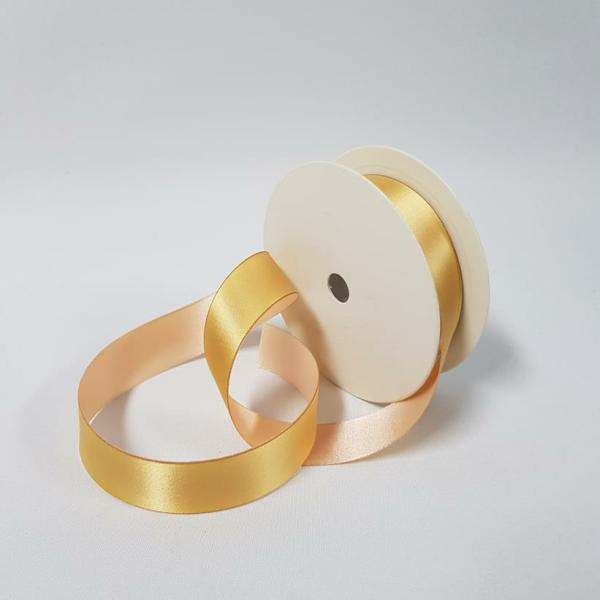 Satin Ribbon | Satin Ribbon Two Toned 25Mm Moss Beige Ribbons Satin Ribbon