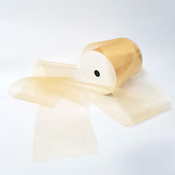 Organza Ribbon | Organza Ribbon 100Mm Gold Organza Ribbon Organza Ribbon