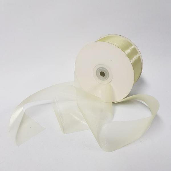 Organza Ribbon | Organza Ribbon 50Mm Sage Organza Ribbon Organza Ribbon