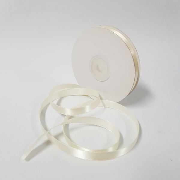 Satin Ribbon | Satin Ribbon Single Sided 10Mm Ivory Ribbons Satin Ribbon