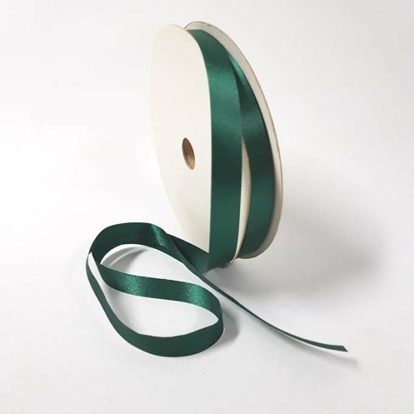 Satin Ribbon | Satin Ribbon Single Sided 15Mm X 100M Green Ribbons Satin Ribbon