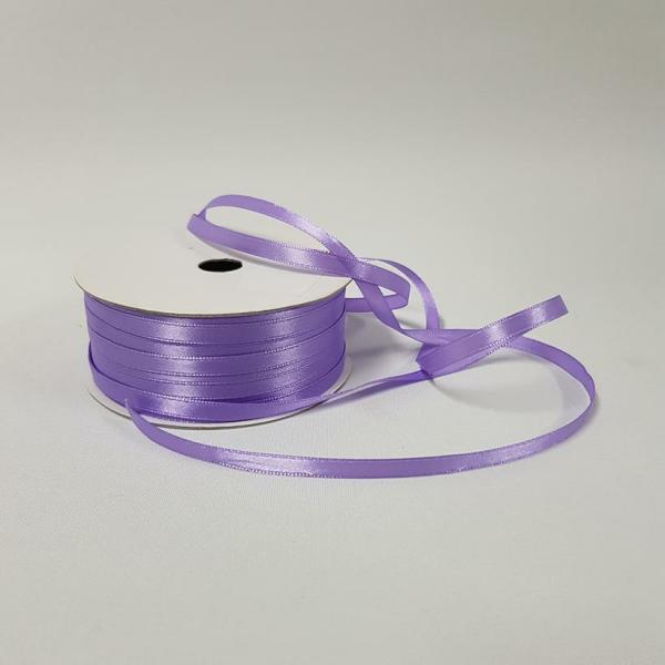 Satin Ribbon | Satin Ribbon Single Sided 6Mm Lavender Ribbons Satin Ribbon